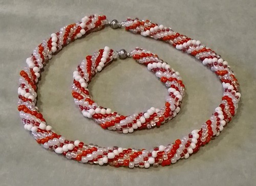 Perlenkette armband set - perlenkette,