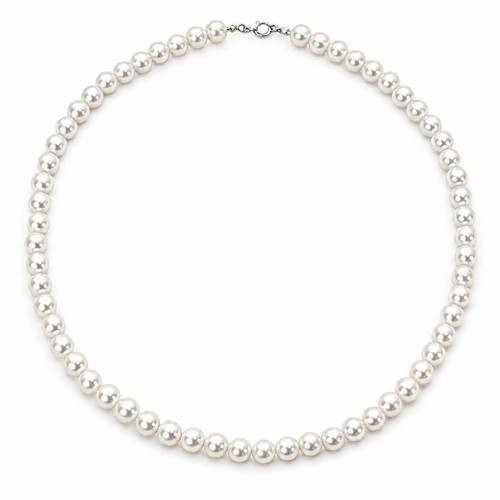 Perlenkette damen mm weiße - damen,,