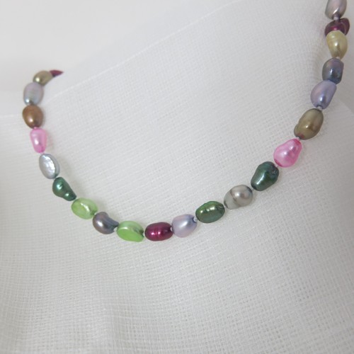 Perlenkette kette 44cm - kette,